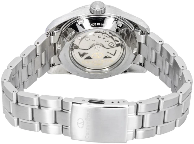 Alt view image 3 of 3 - Orient Star Contemporary Stainless Steel Ice Blue Dial Automatic RE-AU0109L 100M Men's Watch