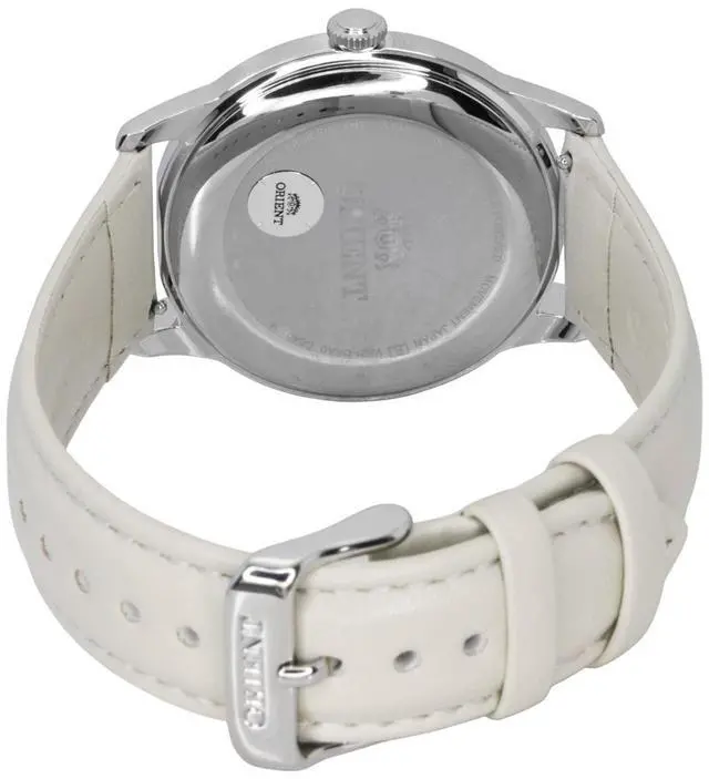 Alt view image 3 of 3 - Orient Bambino Leather Strap Pale Green Dial Solar RA-WK0002E Men's Watch