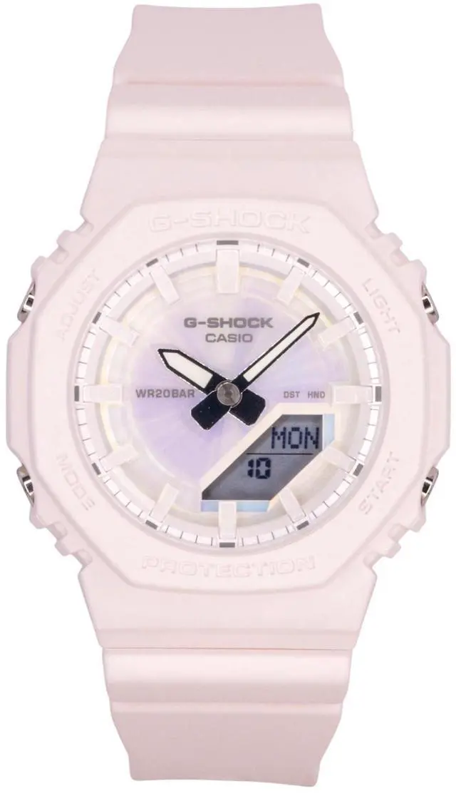 Main image of Casio G-Shock Analog Digital Resin Strap Polarized Pink Dial Quartz GMA-P2100PC-4A 200M Women's Watch