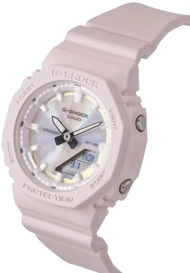 Alt view image 3 of 4 - Casio G-Shock Analog Digital Resin Strap Polarized Pink Dial Quartz GMA-P2100PC-4A 200M Women's Watch