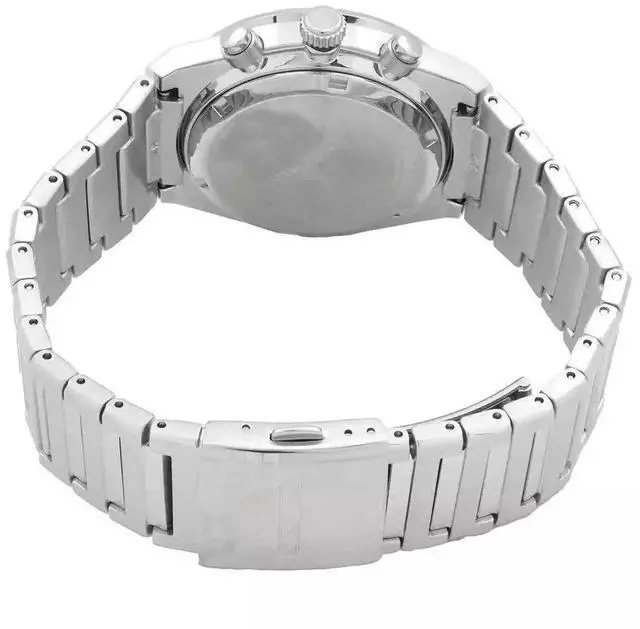 Alt view image 3 of 3 - Seiko Discover More Classic Chronograph Stainless Steel White Dial Quartz SSB451P1 100M Men's Watch