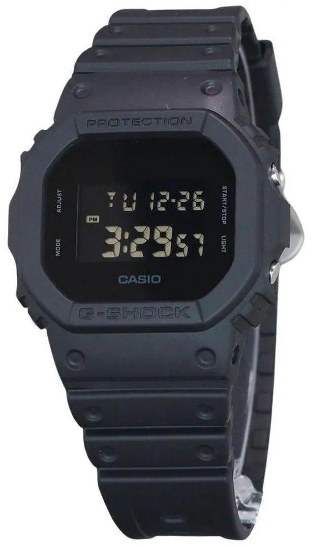 Main image of Casio G-Shock Digital Resin Strap Quartz DW-5600UBB-1 200M Men's Watch