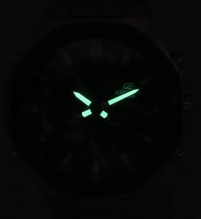 Alt view image 2 of 5 - Casio Edifice Mobile Link Analog Digital Grey Dial Solar ECB-950DB-1A 100M Men's Watch