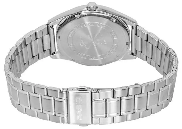 Alt view image 3 of 6 - Casio Standard Analog Stainless Steel White Dial Quartz MTP-B210D-7AV Men's Watch