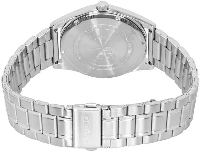 Alt view image 3 of 6 - Casio Standard Analog Stainless Steel Black Dial Quartz MTP-B210D-1AV Men's Watch
