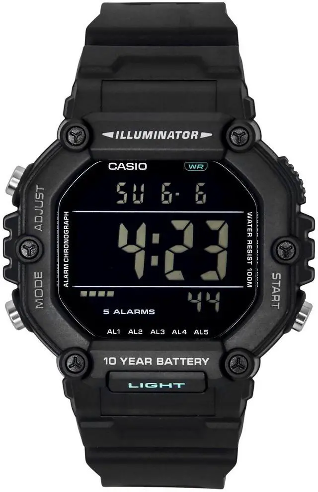 Main image of Casio Digital Extra Long Strap Quartz AE-1600HX-1BV 100M Unisex Watch