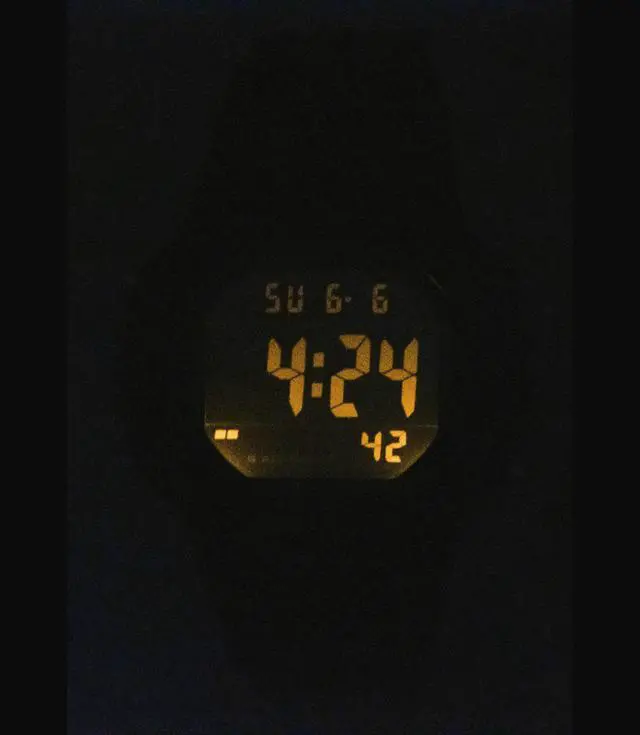 Alt view image 2 of 7 - Casio Digital Extra Long Strap Quartz AE-1600HX-1BV 100M Unisex Watch