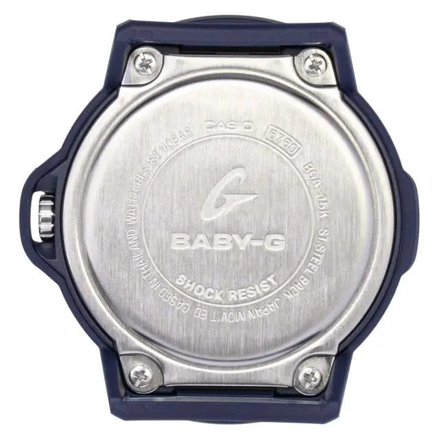 Alt view image 4 of 7 - Casio Baby-G Plus Analog Resin Strap Light Blue Dial Quartz BGA-15K-2A 100M Women's Watch With Convertible Holder