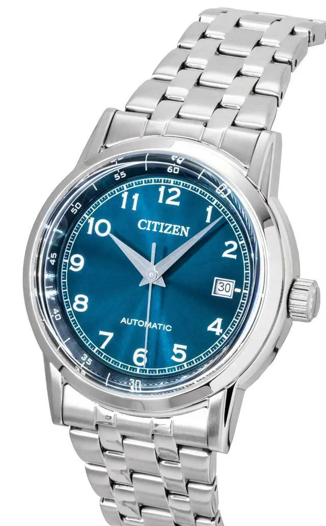 Alt view image 2 of 3 - Citizen Stainless Steel Green Dial Automatic NJ0210-56M Men's Watch