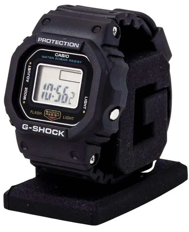 Alt view image 3 of 5 - Casio G-Shock Nano Digital Black Bio-Based Resin Strap Quartz DWN-5600-1 200M Unisex Watch