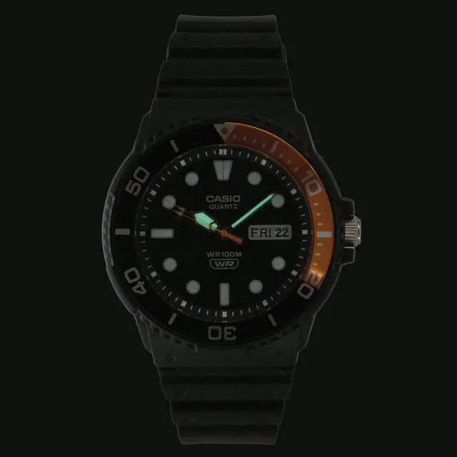 Alt view image 2 of 6 - Casio Analog Resin Strap Black Dial Quartz MRW-230H-1E4V 100M Men's Watch