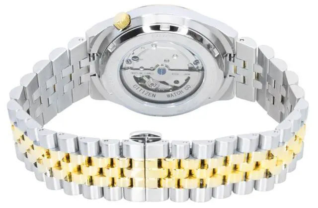 Alt view image 4 of 4 - Citizen Tsuyosa 60 Two Tone Stainless Steel Green Dial Automatic NK0024-54X Men's Watch - OEM