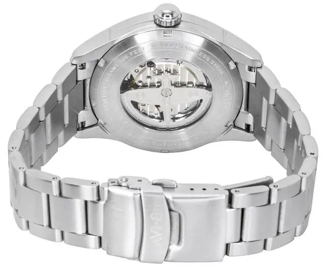 Alt view image 4 of 4 - AVI 8 Spitfire Type 300 Tarmac Tracker Stainless Steel Green Dial Automatic AV-4147-22 Men's Watch