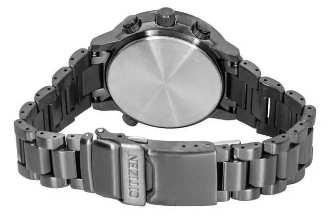 Alt view image 4 of 4 - Citizen Promaster Navihawk A-T Chronograph Stainless Steel Silver Dial Eco-Drive Diver's AT8304-57A 200M Men's Watch