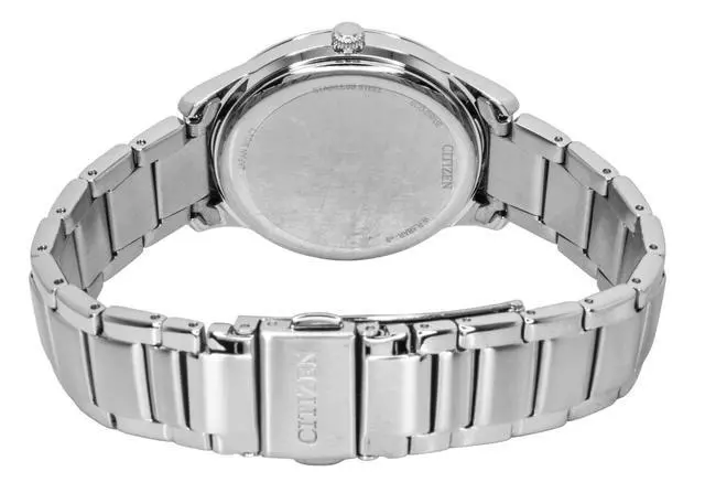 Alt view image 3 of 3 - Citizen Eco-Drive Analog Stainless Steel Pink Dial Solar EM1220-58X Women's Watch