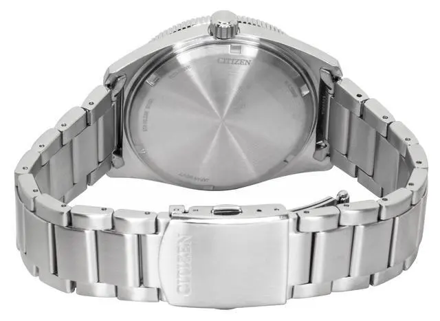 Alt view image 4 of 4 - Citizen Eco-Drive Stainless Steel Green Dial Solar AW1880-55X 100M Men's Watch