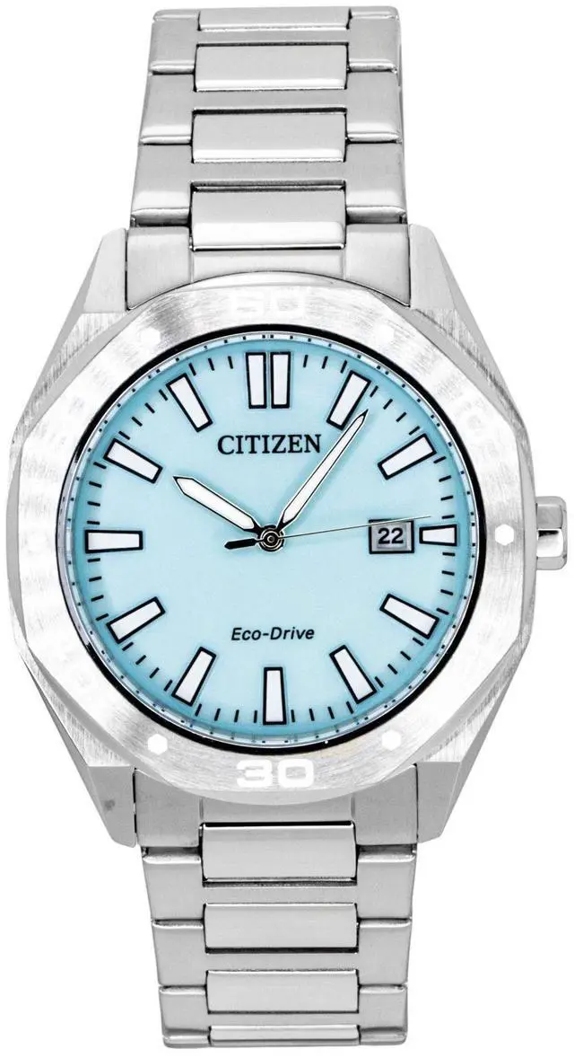 Main image of Citizen Eco-Drive Stainless Steel Blue Dial Solar BM7631-87M Men's Watch