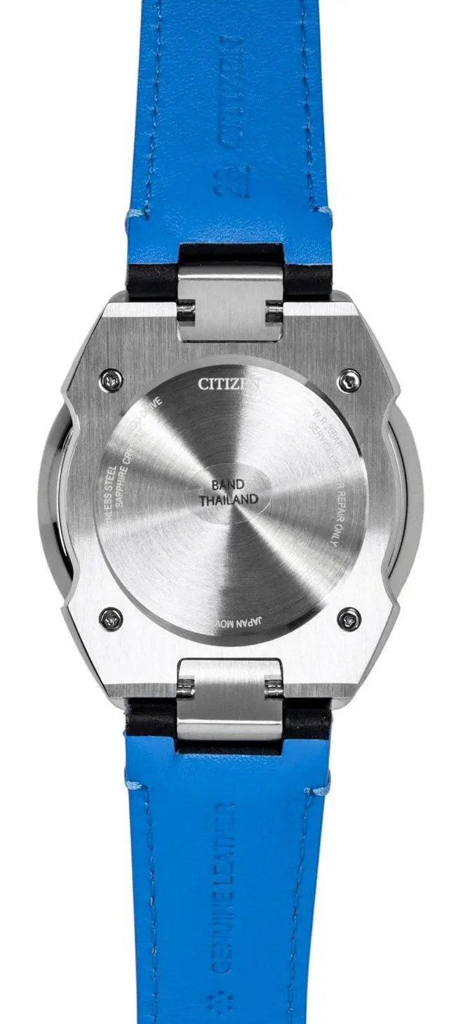 Alt view image 4 of 4 - Citizen Promaster Limited Edition Chronograph Leather Strap Blue Dial Eco-Drive Diver's AV0106-01L 200M Men's Watch