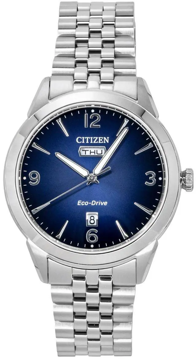Main image of Citizen Rolan Stainless Steel Blue Dial Eco-Drive AW0150-53L 100M Men's Watch