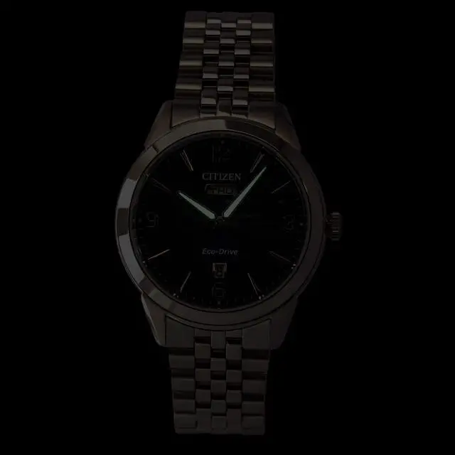Alt view image 2 of 4 - Citizen Rolan Stainless Steel Blue Dial Eco-Drive AW0150-53L 100M Men's Watch