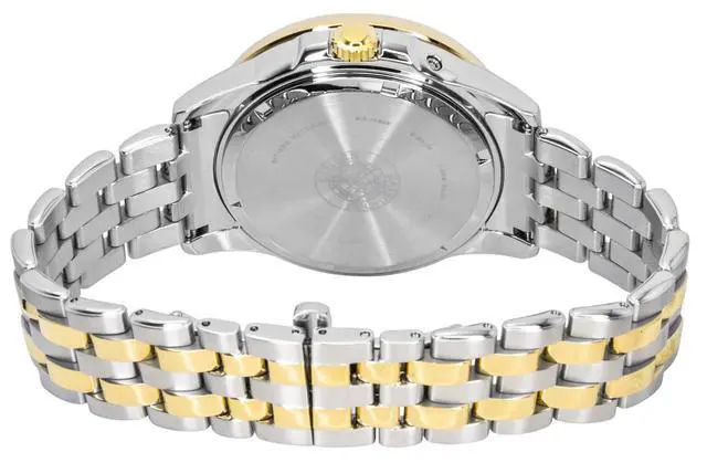 Alt view image 4 of 4 - Citizen Calendrier Moonphase Two Tone Stainless Steel Blue Dial Eco-Drive BU0054-52L 100M Men's Watch
