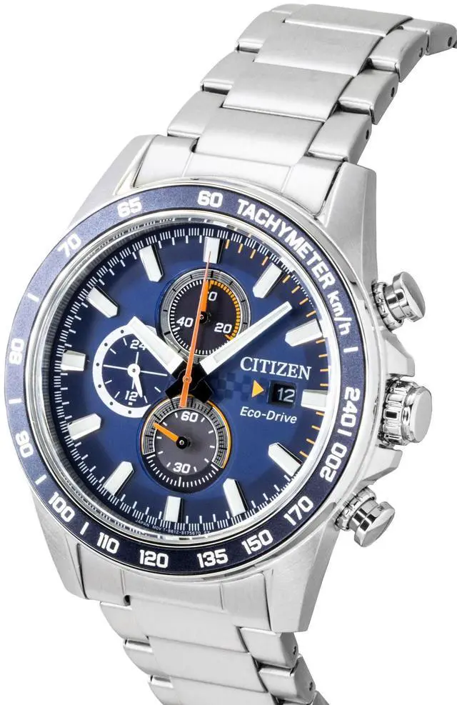 Alt view image 6 of 7 - Citizen Eco-Drive Brycen Men's Watch, Stainless Steel, Weekender, Silver-Tone