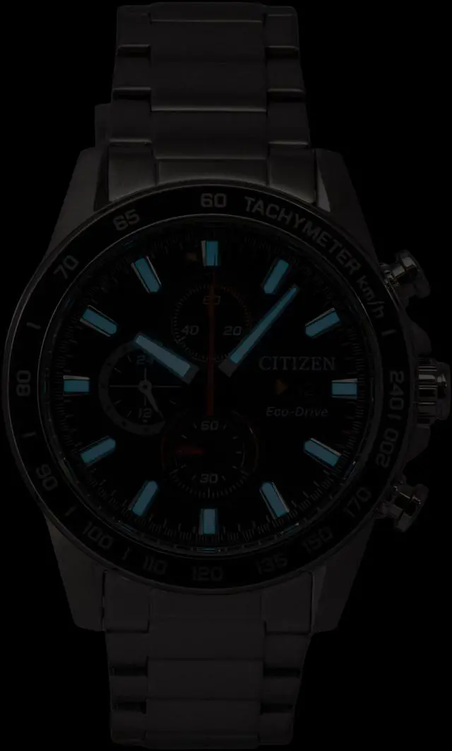 Alt view image 5 of 7 - Citizen Eco-Drive Brycen Men's Watch, Stainless Steel, Weekender, Silver-Tone