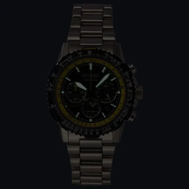 Alt view image 2 of 4 - Citizen Promaster Navihawk Special Edition Chronograph Blue Dial Eco-Drive Diver's CA4667-53L 200M Men's Watch