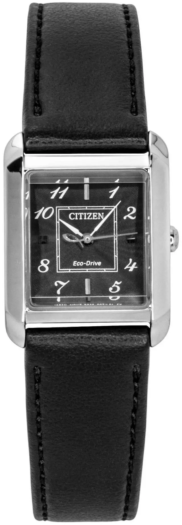 Main image of Citizen Bianca Leather Strap Black Dial Eco-Drive EW5600-01E Women's Watch