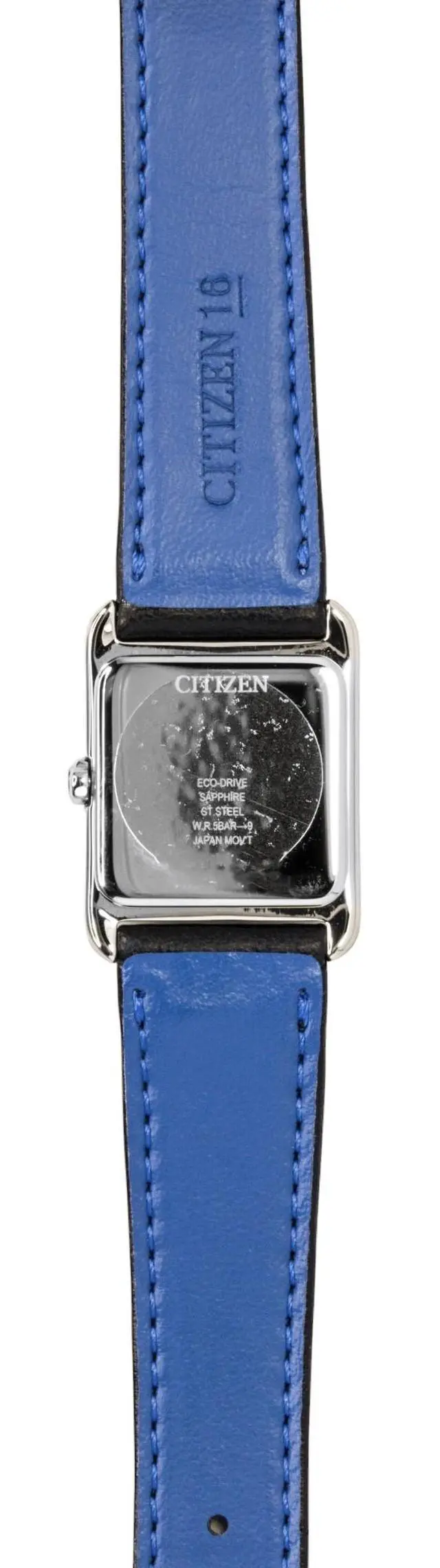 Alt view image 3 of 3 - Citizen Bianca Leather Strap Black Dial Eco-Drive EW5600-01E Women's Watch