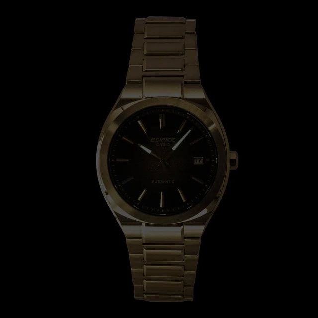 Alt view image 2 of 7 - Casio Edifice Analog Gold Tone Stainless Steel Dark Brown Dial Automatic EFK-200DG-5A 100M Men's Watch