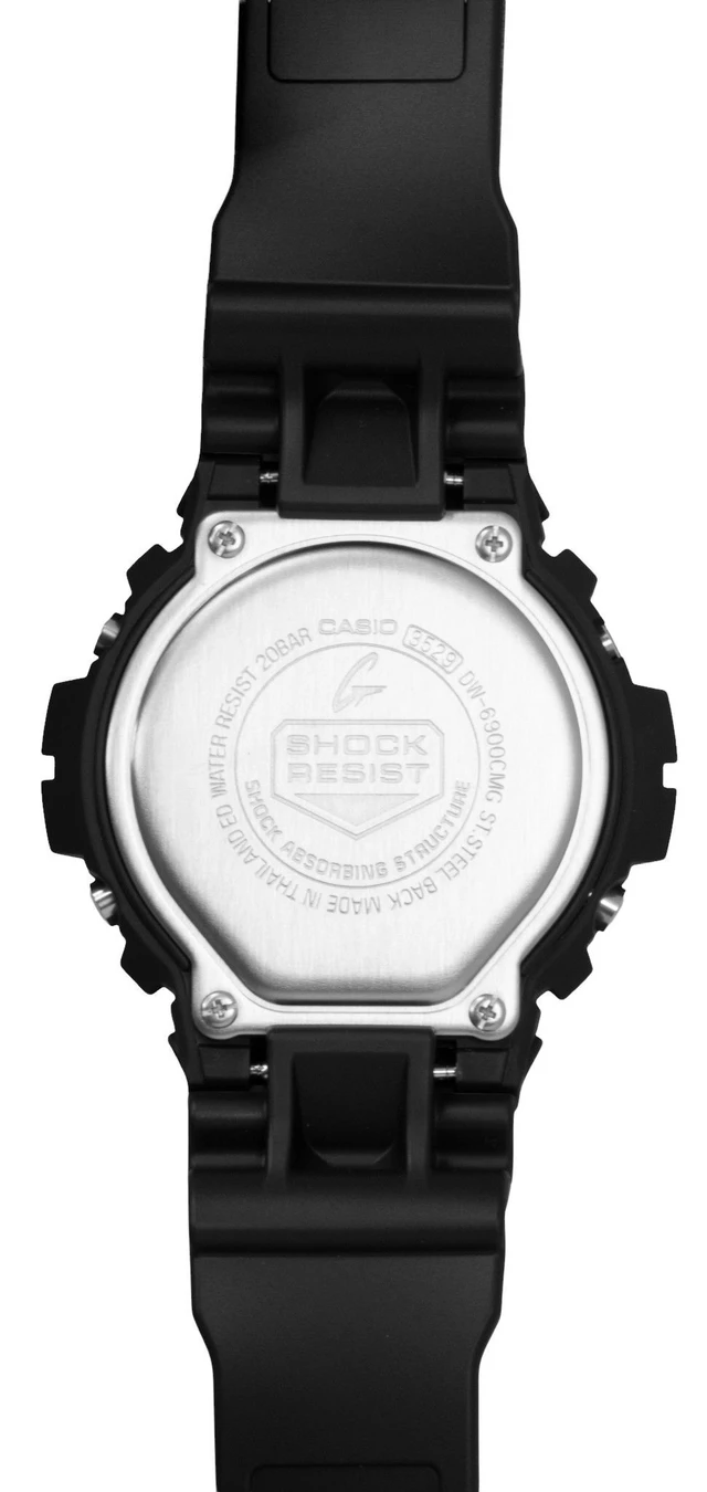 Alt view image 4 of 4 - Casio G-Shock Digital Resin Strap Quartz DW-6900CMG-3 200M Men's Watch