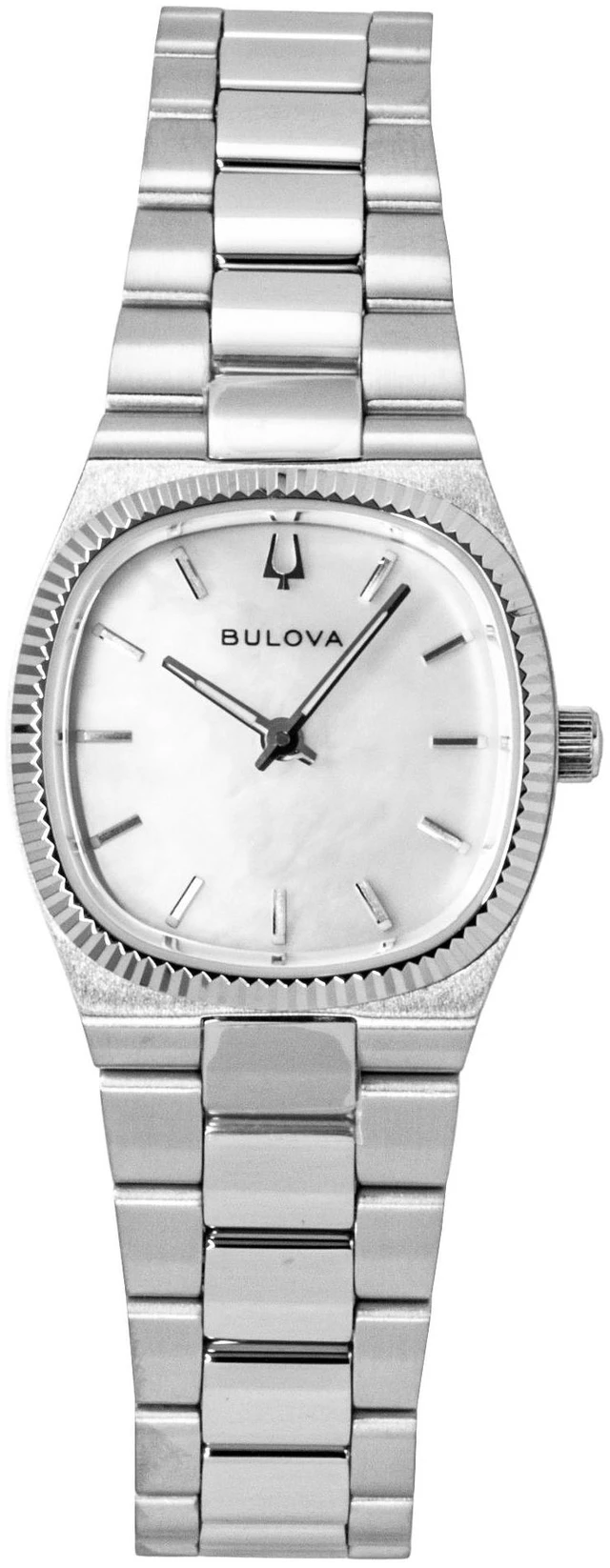 Main image of Bulova Super Seville Stainless Steel Mother Of Pearl Dial Quartz 96L353 Women's Watch