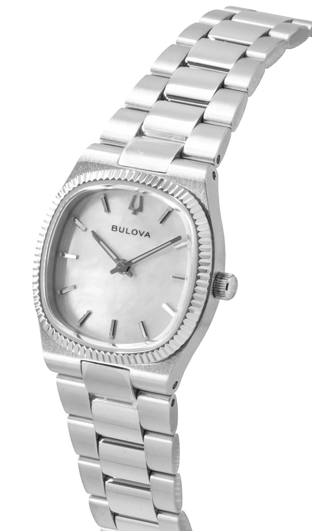 Alt view image 3 of 4 - Bulova Super Seville Stainless Steel Mother Of Pearl Dial Quartz 96L353 Women's Watch