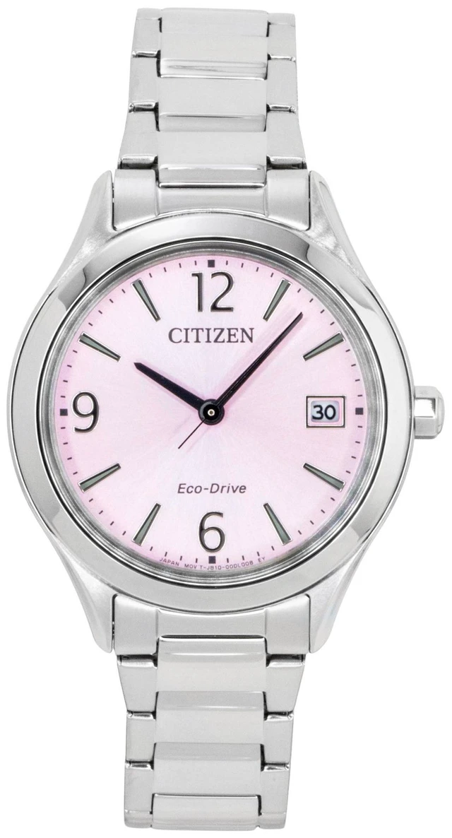 Main image of Citizen Eco-Drive Stainless Steel Pink Dial FE6121-67X Women's Watch