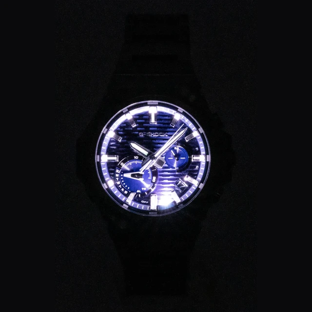 Alt view image 4 of 5 - Casio G-Shock Smartphone Link Analog Stainless Steel Blue Dial Solar GST-B1000BD-2A 200M Men's Watch