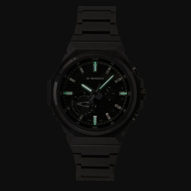 Alt view image 2 of 5 - Casio G-Shock Smartphone Link Analog Stainless Steel Black Dial Solar GST-B1000BD-1A 200M Men's Watch