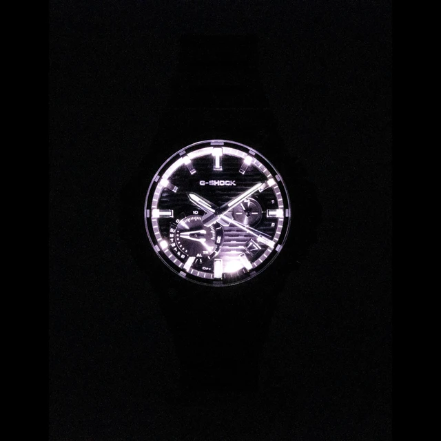 Alt view image 3 of 5 - Casio G-Shock Smartphone Link Analog Stainless Steel Black Dial Solar GST-B1000BD-1A 200M Men's Watch