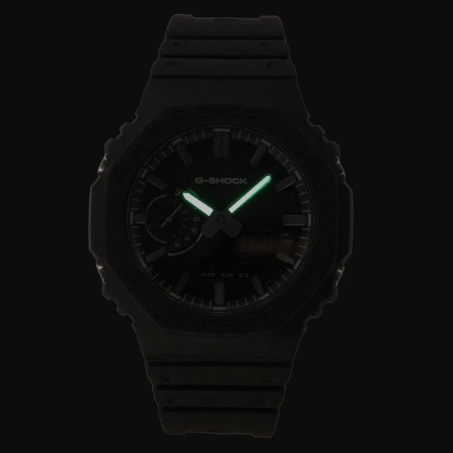 Alt view image 2 of 5 - Casio G-Shock Analog Digital Bio-Based Resin Strap Black Dial Quartz GA-2100LXB-1A 200M Men's Watch