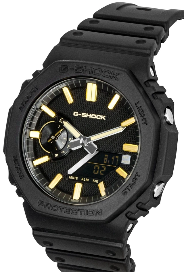Alt view image 4 of 5 - Casio G-Shock Analog Digital Bio-Based Resin Strap Black Dial Quartz GA-2100LXB-1A9 200M Men's Watch