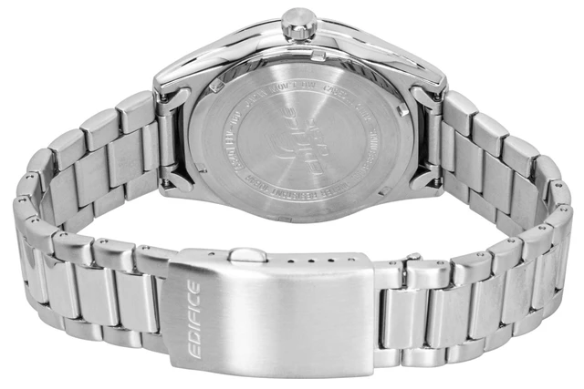 Alt view image 4 of 4 - Casio Edifice Analog Stainless Steel Red Dial Quartz EFV-160D-4AV 100M Men's Watch