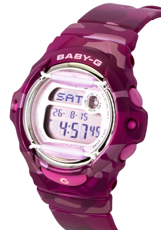 Alt view image 3 of 4 - Casio Baby-G Digital Resin Strap Quartz BG-169CM-4 200M Women's Watch