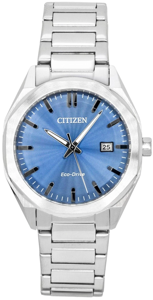 Main image of Citizen Eco-Drive Stainless Steel Blue Dial BM7620-83M 100M Men's Watch