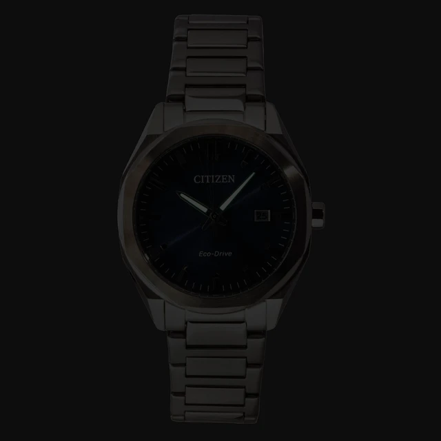 Alt view image 2 of 4 - Citizen Eco-Drive Stainless Steel Blue Dial BM7620-83M 100M Men's Watch