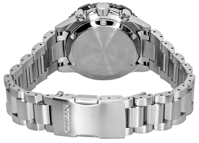 Alt view image 4 of 4 - Citizen Promaster Sky Chronograph Stainless Steel Black Dial Eco-Drive CA4664-60E 200M Men's Watch