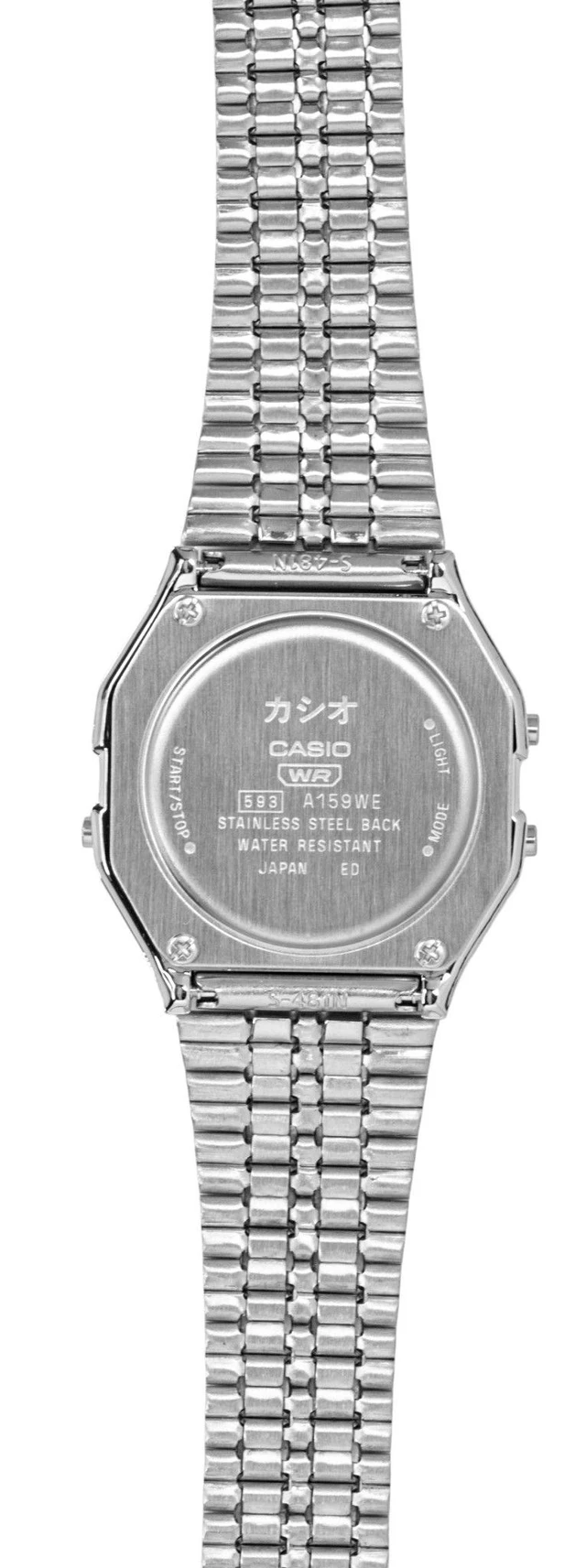 Alt view image 4 of 4 - Casio Vintage Digital Stainless Steel Quartz A159WEVJ-7 Unisex Watch