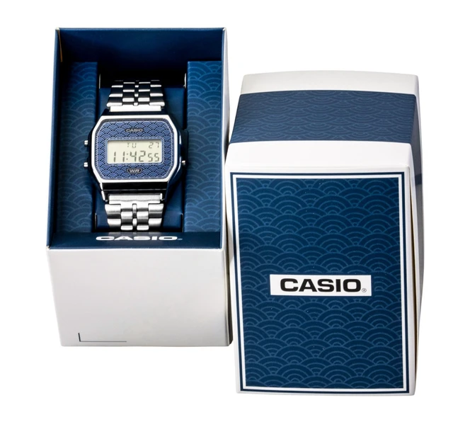 Alt view image 5 of 5 - Casio Digital Stainless Steel Quartz A159WEVJ-2 Unisex Watch