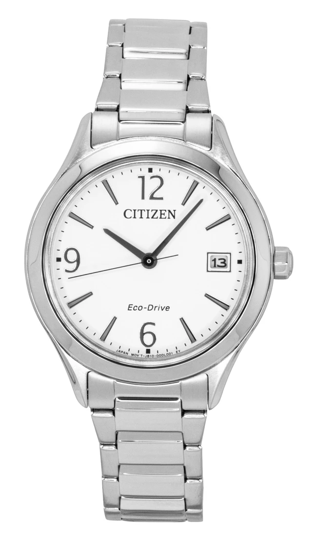 Alt view image 4 of 6 - Citizen Elegance White Dial Stainless Steel Eco-Drive FE6121-67A Women's Watch