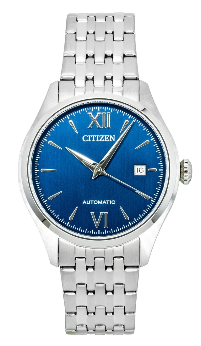 Alt view image 4 of 6 - Citizen Stainless Steel Blue Dial Automatic NJ0240-55L Men's Watch