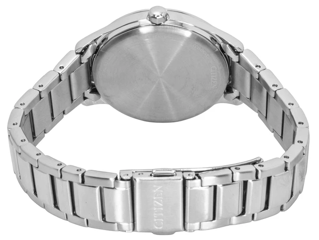 Alt view image 6 of 6 - Citizen Elegance White Dial Stainless Steel Eco-Drive FE6121-67A Women's Watch